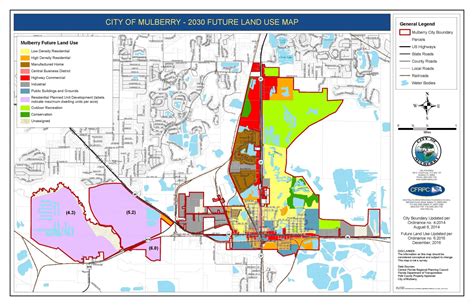 city of mulberry zoning map.